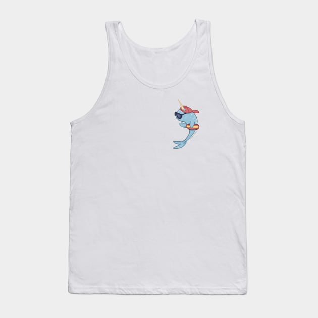 GnarWhal Tank Top by CloudWalkerDesigns